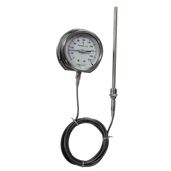 Capillary type temperature gauge