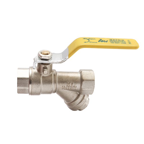 Ball Valve with Strainer